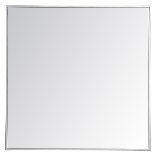 Elegant Wall Mirror - Silver, L 36" (MR43636S)