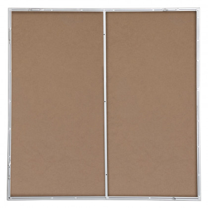Elegant Wall Mirror - Silver, L 36" (MR43636S)