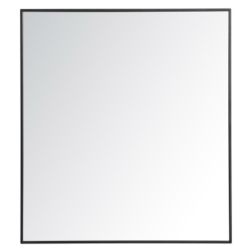 Elegant Wall Mirror - Black, L 40" (MR43640BK)
