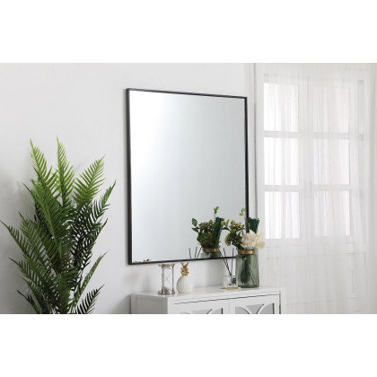 Elegant Wall Mirror - Black, L 40" (MR43640BK)