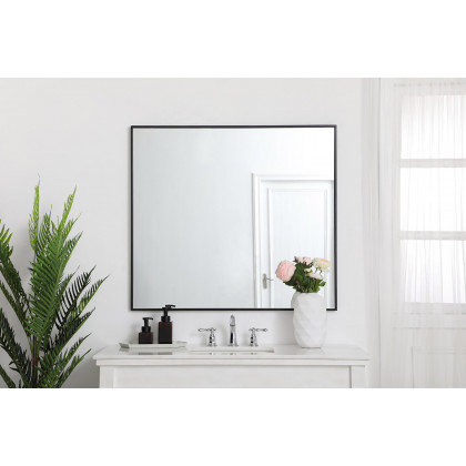 Elegant Wall Mirror - Black, L 40" (MR43640BK)