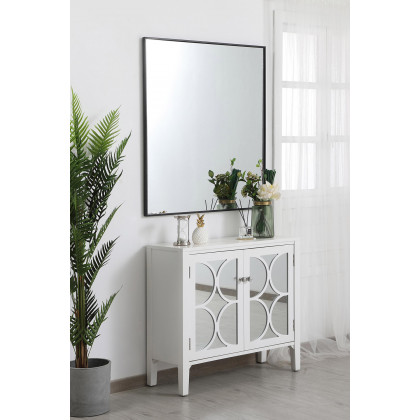 Elegant Wall Mirror - Black, L 40" (MR43640BK)