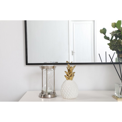 Elegant Wall Mirror - Black, L 40" (MR43640BK)