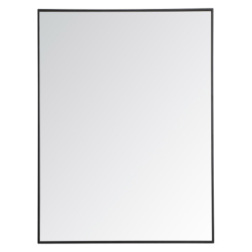 Elegant Wall Mirror - Black, L 48" (MR43648BK)
