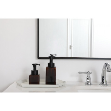 Elegant Wall Mirror - Black, L 48" (MR43648BK)