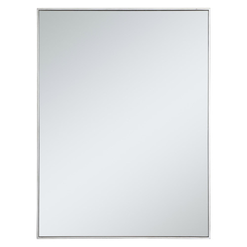 Elegant Wall Mirror - Silver, L 48" (MR43648S)