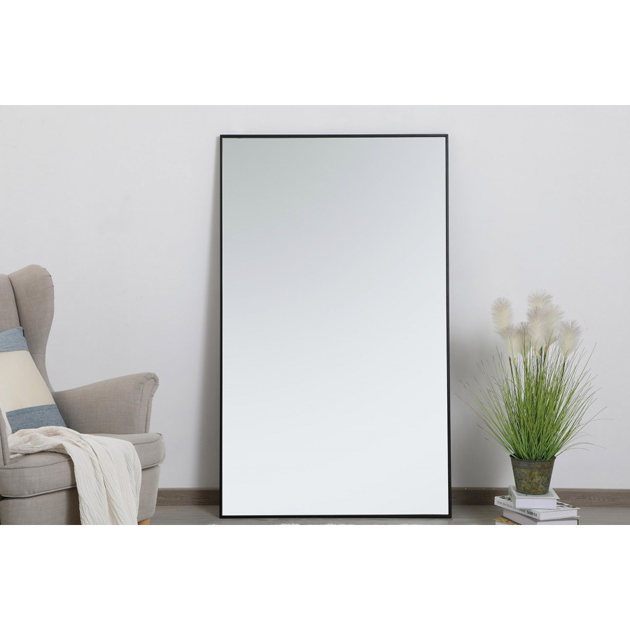 Elegant Wall Mirror - Black, L 60" (MR43660BK)