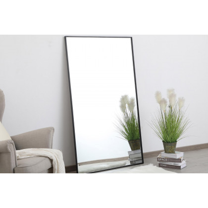 Elegant Wall Mirror - Black, L 60" (MR43660BK)