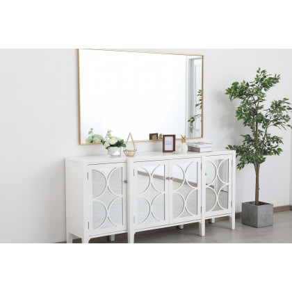 Elegant Wall Mirror - Brass, L 60" (MR43660BR)
