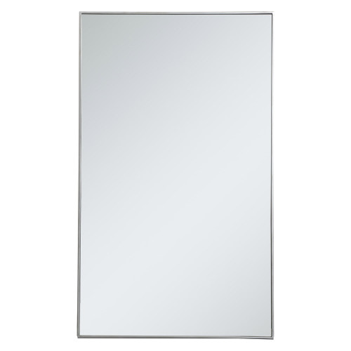 Elegant Wall Mirror - Silver, L 60" (MR43660S)