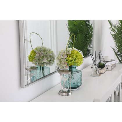 Elegant Wall Mirror - Silver, L 60" (MR43660S)