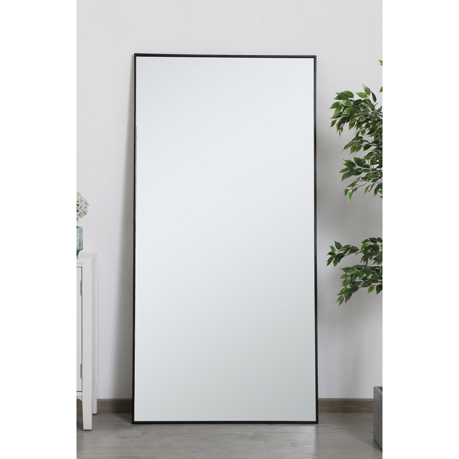 Elegant Wall Mirror - Black, L 72" (MR43672BK)
