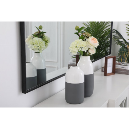 Elegant Wall Mirror - Black, L 72" (MR43672BK)