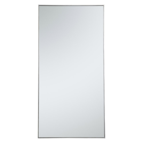 Elegant Wall Mirror - Silver, L 72" (MR43672S)