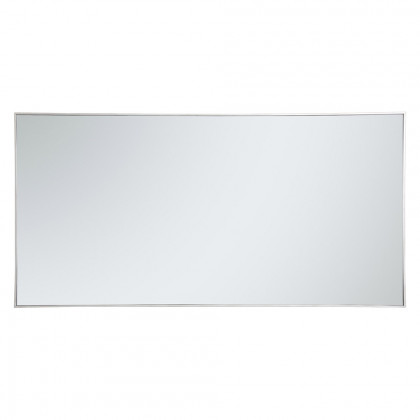 Elegant Wall Mirror - Silver, L 72" (MR43672S)