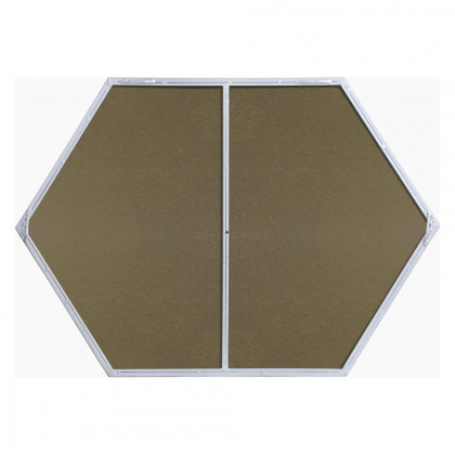 Elegant Wall Mirror - Silver, L 24" (MR4424S)