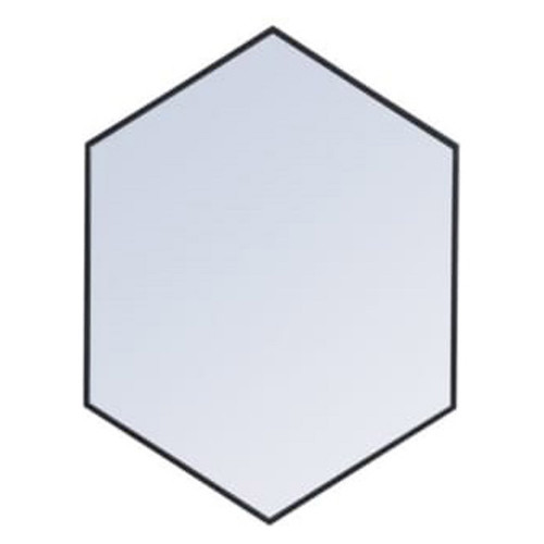 Elegant Wall Mirror - Black, L 30" (MR4430BK)