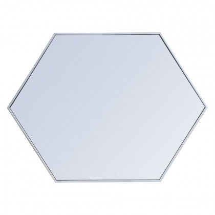 Elegant Wall Mirror - Silver, L 30" (MR4430S)