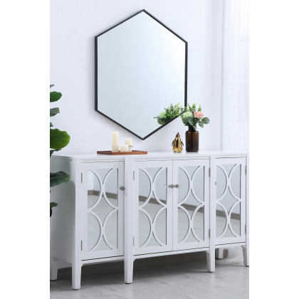 Elegant Wall Mirror - Black, L 38" (MR4538BK)