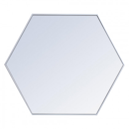 Elegant Wall Mirror - Silver, L 38" (MR4538S)