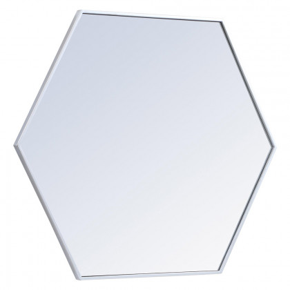 Elegant Wall Mirror - Silver, L 38" (MR4538S)