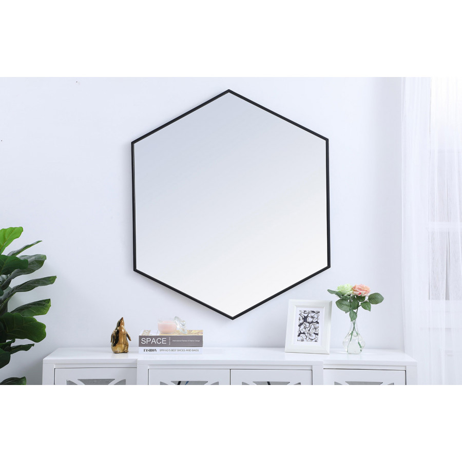 Elegant Wall Mirror - Black, L 41" (MR4541BK)
