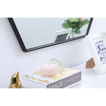 Elegant Wall Mirror - Black, L 41" (MR4541BK)