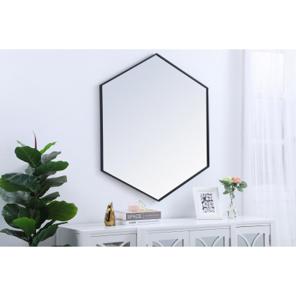 Elegant Wall Mirror - Black, L 41" (MR4541BK)
