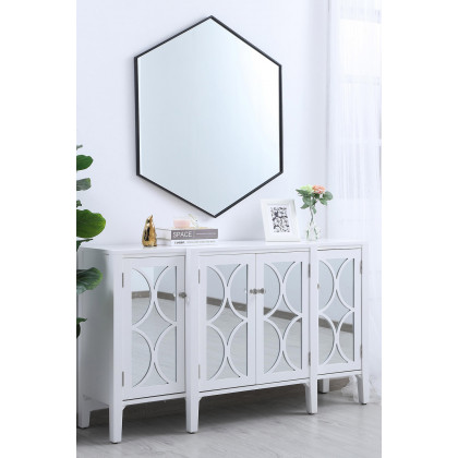 Elegant Wall Mirror - Black, L 41" (MR4541BK)