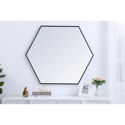 Elegant Wall Mirror - Black, L 41" (MR4541BK)