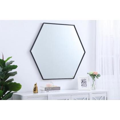 Elegant Wall Mirror - Black, L 41" (MR4541BK)