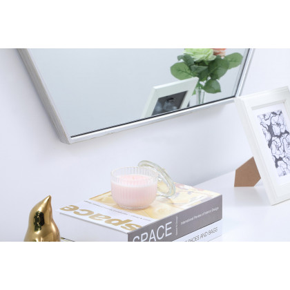 Elegant Wall Mirror - Silver, L 41" (MR4541S)
