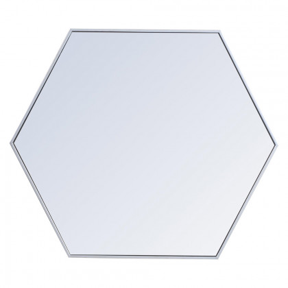 Elegant Wall Mirror - Silver, L 41" (MR4541S)