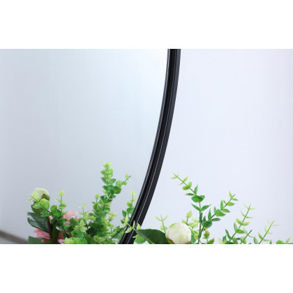 Elegant Wall Mirror - Black, L 34" (MR4624BK)