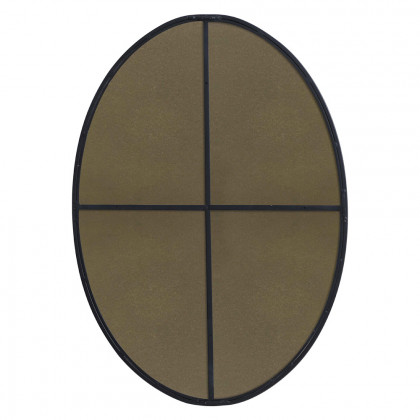 Elegant Wall Mirror - Black, L 34" (MR4624BK)