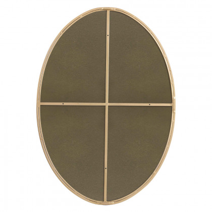 Elegant Wall Mirror - Brass, L 34" (MR4624BR)