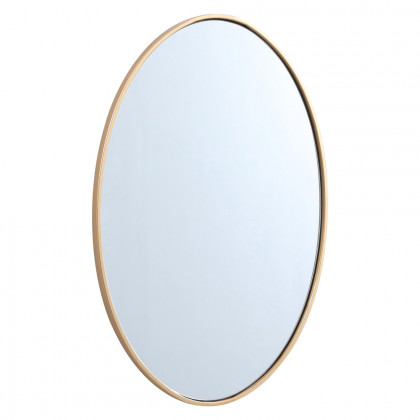 Elegant Wall Mirror - Brass, L 34" (MR4624BR)