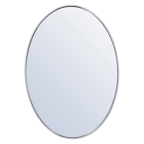 Elegant Wall Mirror - Silver, L 34" (MR4624S)
