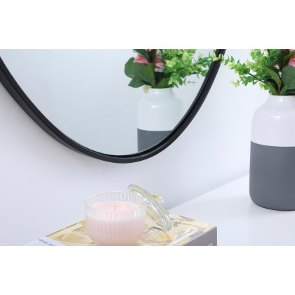 Elegant Wall Mirror - Black, L 40" (MR4630BK)