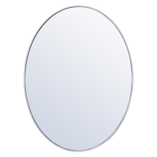 Elegant Wall Mirror - Silver, L 40" (MR4630S)