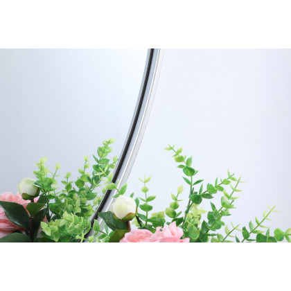 Elegant Wall Mirror - Silver, L 40" (MR4630S)