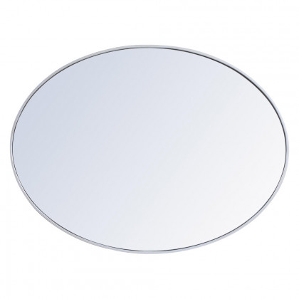 Elegant Wall Mirror - Silver, L 40" (MR4630S)