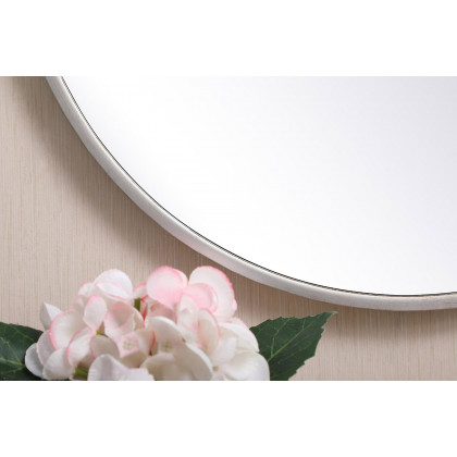 Elegant Wall Mirror - Silver, L 18" (MR4718S)