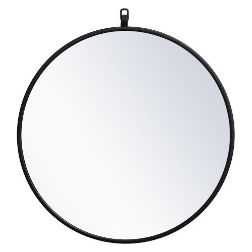 Elegant Wall Mirror - Black, L 21" (MR4721BK)