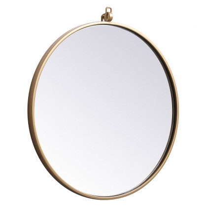 Elegant Wall Mirror - Brass, L 21" (MR4721BR)