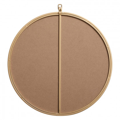 Elegant Wall Mirror - Brass, L 21" (MR4721BR)