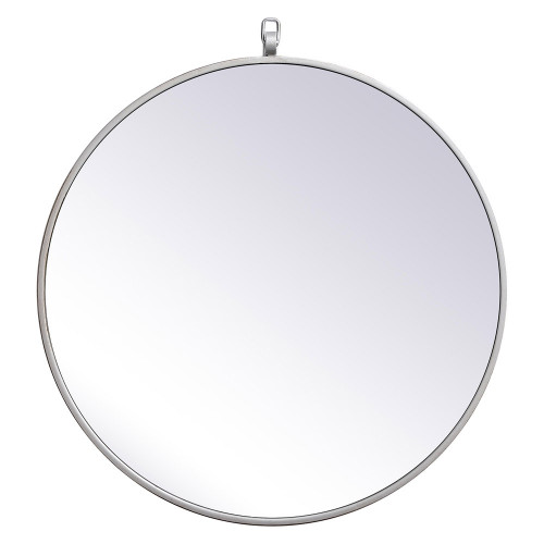 Elegant Wall Mirror - Silver, L 21" (MR4721S)