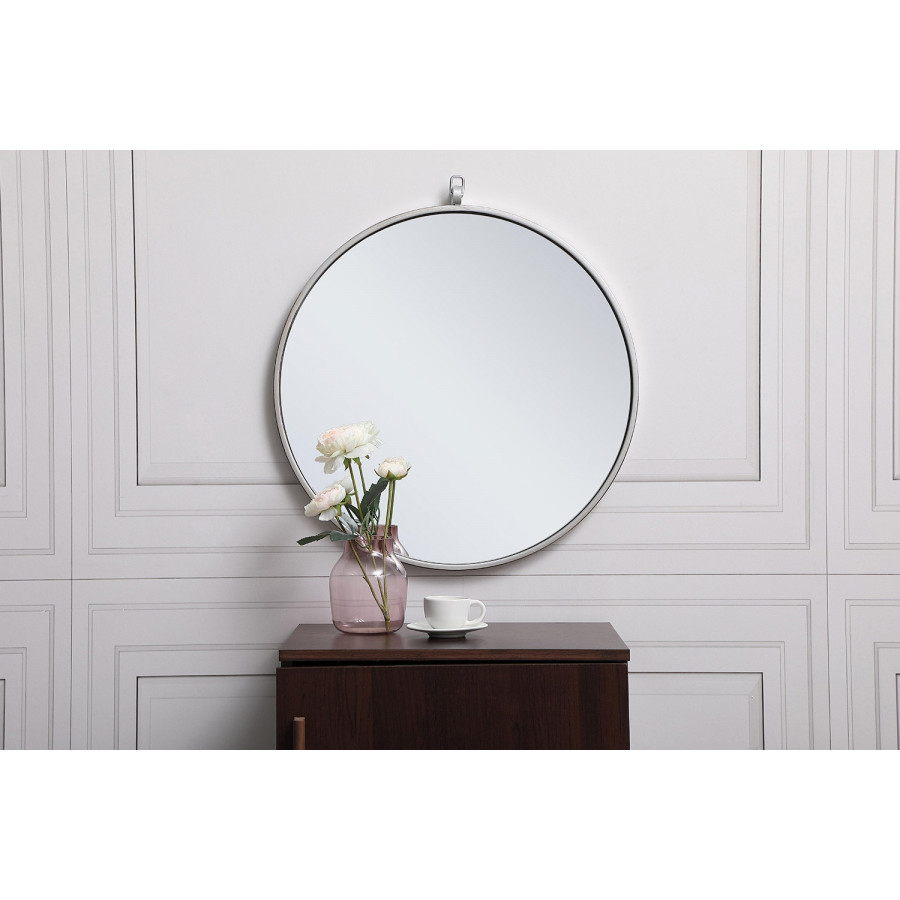 Elegant Wall Mirror - Silver, L 21" (MR4721S)