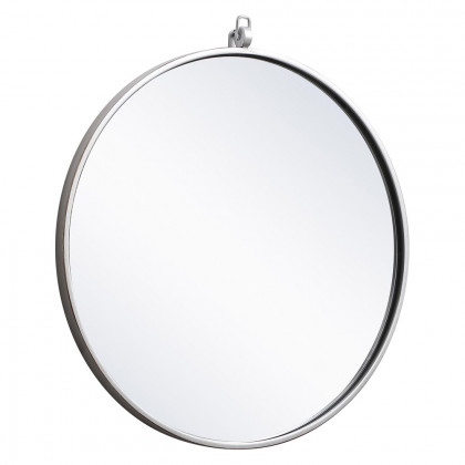 Elegant Wall Mirror - Silver, L 21" (MR4721S)