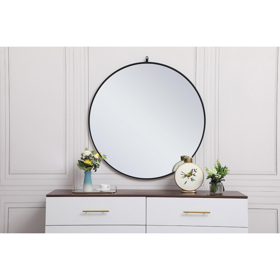 Elegant Wall Mirror - Black, L 39" (MR4739BK)